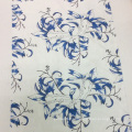 Fashion Polyester Fresh Color Printed Organza Garment Fabric